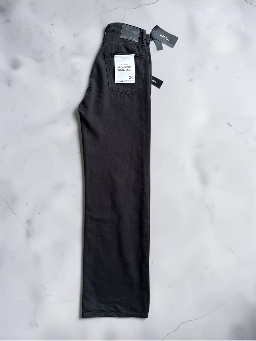 NWT rag & bone Logan Wide-Leg Jean - Picture 6 of 6